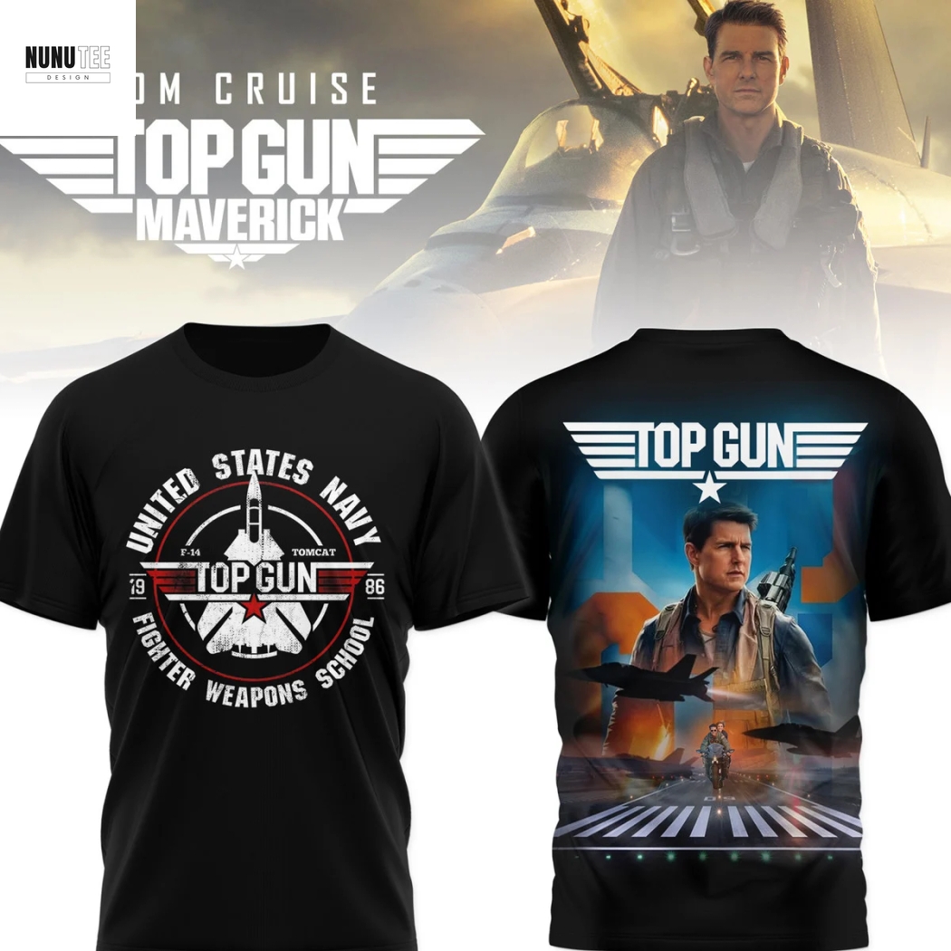 Tom Cruise Top Gun 1986 3D T-Shirt Tom Cruise Top Gun 1986 3D T-Shirt