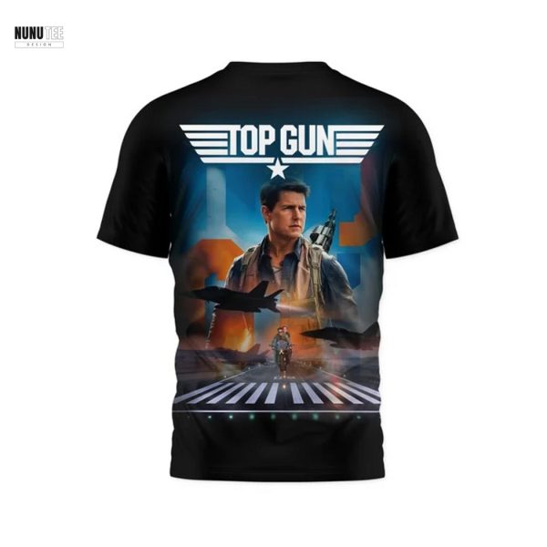Tom Cruise Top Gun 1986 3D T-Shirt
