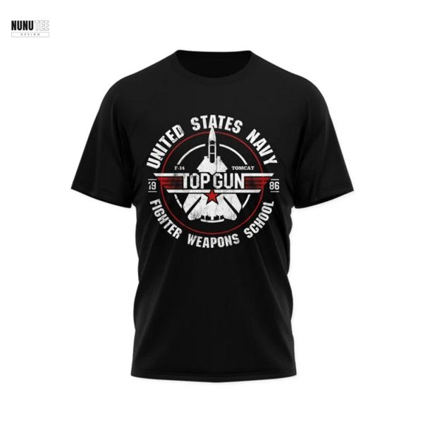 Tom Cruise Top Gun 1986 3D T-Shirt