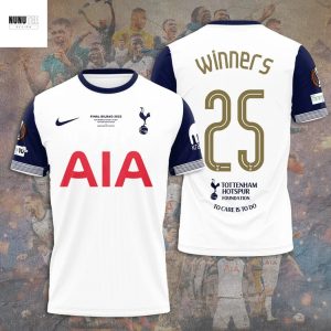 Tottenham Hotspur – UEFA Europa League Champions 2024-2025 To Care Is To Do 3D T-Shirt