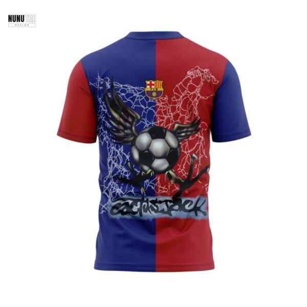 Travis Scott Brings Cactus Jack To El Clssico With FC Barcelona 3D T-Shirt