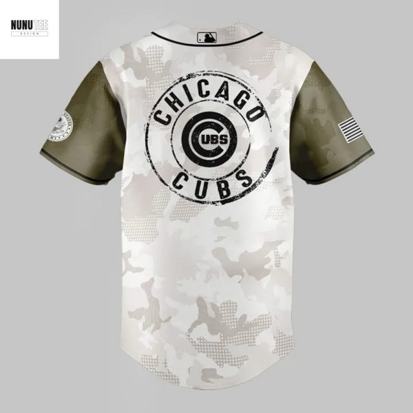 2025 Armed Forces Day Chicago Cubs Baseball Jersey