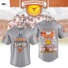 2025 NCAA Division Softball National Champions Texas Longhorns Texas Fight Baseball Jersey – Orange