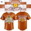 2025 NCAA Division Softball National Champions Texas Longhorns Texas Fight Baseball Jersey – Orange