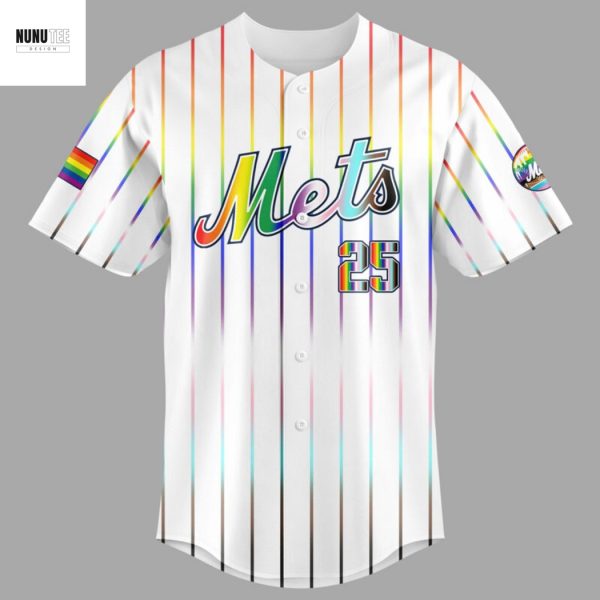 2025 Pride Month New York Mets Baseball Jersey