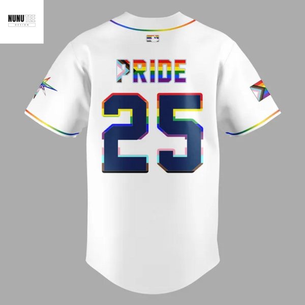 2025 Pride Month Tampa Bay Rays Baseball Jersey