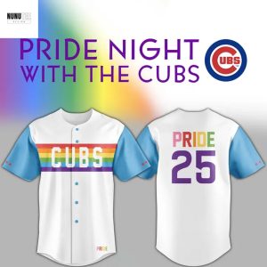 2025 Pride Night Chicago Cubs Baseball Jersey