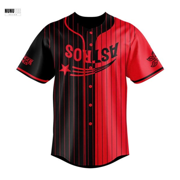 2025 Stranger Things Houston Astros Baseball Jersey