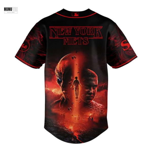 2025 Stranger Things New York Mets Baseball Jersey