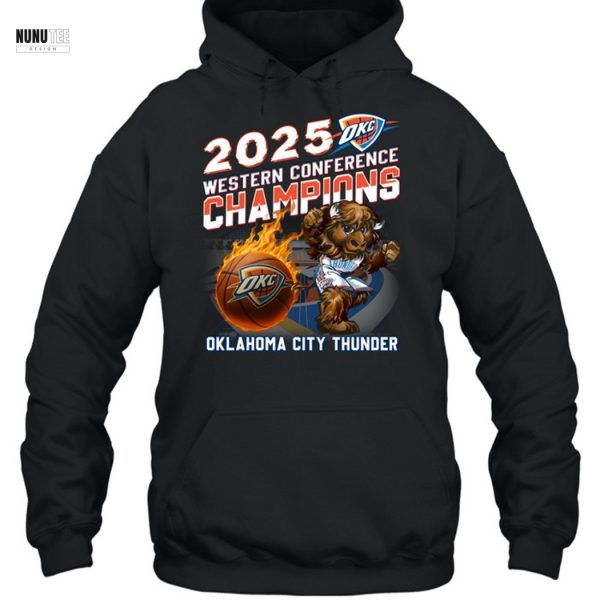 2025 Western Conference Champions Oklahoma City Thunder Unisex T-Shirt