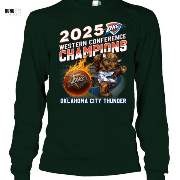 2025 Western Conference Champions Oklahoma City Thunder Unisex T-Shirt