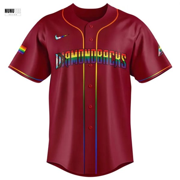 Arizona Diamondbacks Happy Pride Night Baseball Jersey