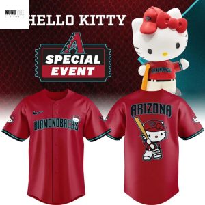Arizona Diamondbacks Sweet Style Kitty Charm Baseball Jersey