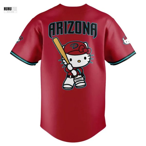 Arizona Diamondbacks Sweet Style Kitty Charm Baseball Jersey
