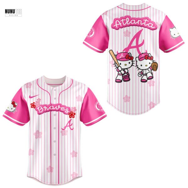 Atlanta Braves Sweet Kitty 2025 Baseball Jersey – Pink