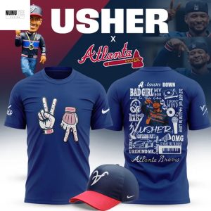 Atlanta Braves x Usher Night 2025 3D T-Shirt