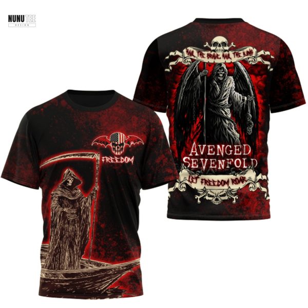 Avenged Sevenfold Let Freedom Roar 3D T-Shirt