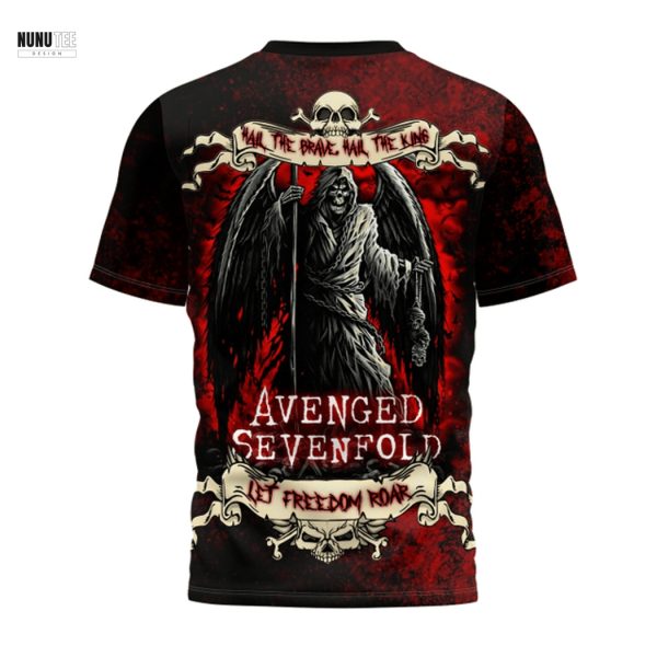 Avenged Sevenfold Let Freedom Roar 3D T-Shirt