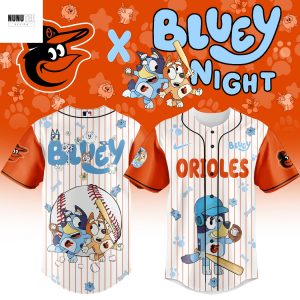 Baltimore Oriole Bingo Blue Baseball Jersey
