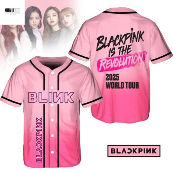 Blackpink Is The Revolution 2025 World Tour Baseball Jersey