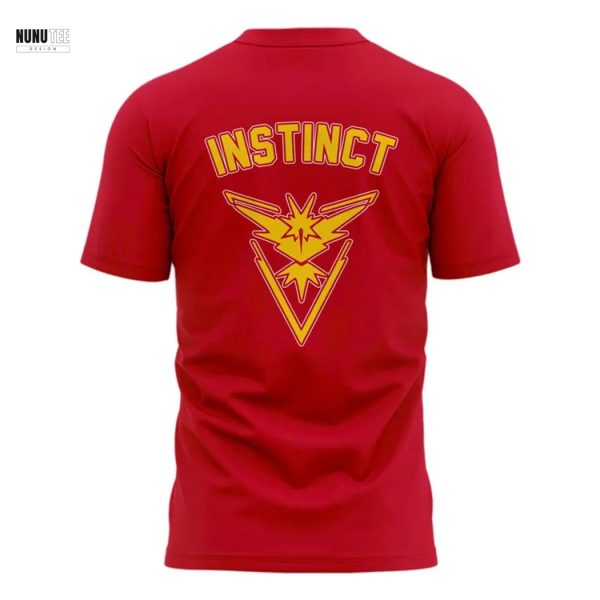 Boston Red Sox Pokemon Go Team Instinct 3D T-Shirt