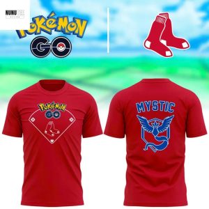 Boston Red Sox Pokemon Go Team Mystic 2025 3D T-Shirt