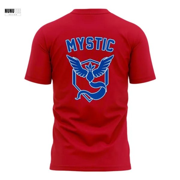 Boston Red Sox Pokemon Go Team Mystic 2025 3D T-Shirt