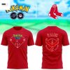 Boston Red Sox Pokemon Go Team Mystic 2025 3D T-Shirt