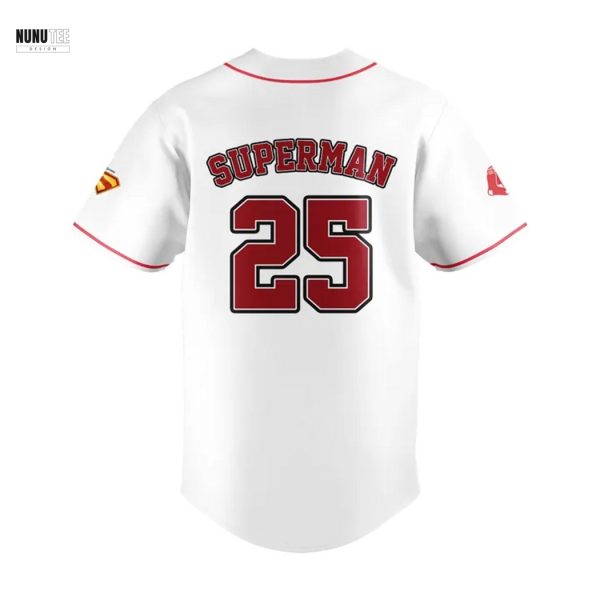 Boston Red Sox Superman Night Baseball Jersey