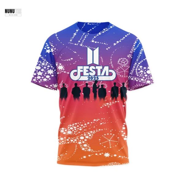 BTS Festa 2025 We Are Back get Ready Army 3D T-Shirt