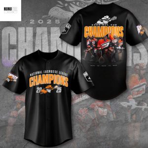 Buffalo Bandits National Lacrosse League Champions 2025 Baseball Jersey