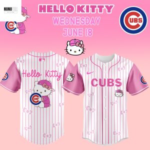 Chicago Cubs Hello Kitty Baseball Jersey