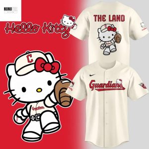 Cleveland Guardians Hello Kitty The Land Baseball Jersey