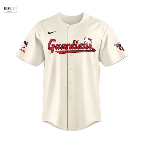 Cleveland Guardians Hello Kitty The Land Baseball Jersey