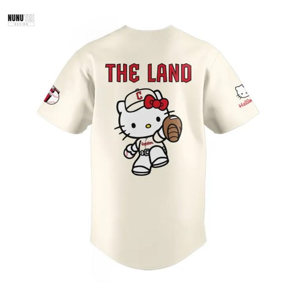 Cleveland Guardians Hello Kitty The Land Baseball Jersey