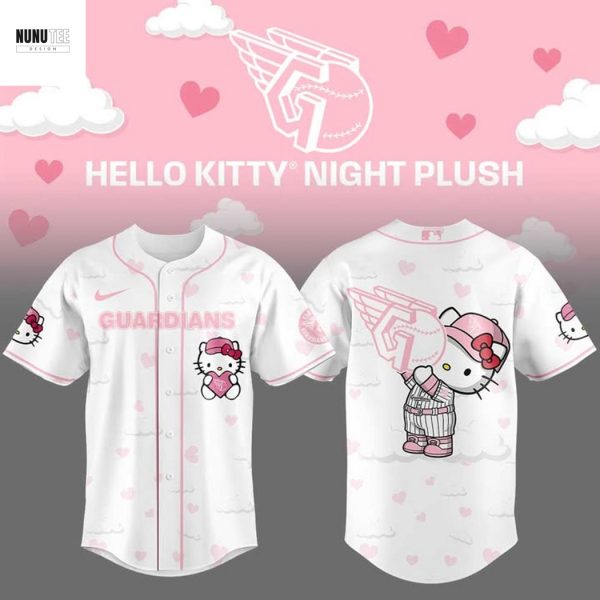 Cleveland Guardians Love Kitty Pink Baseball Jersey