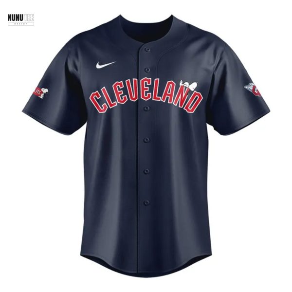 Cleveland Guardians Peanuts Snoopy The Land Baseball Jersey