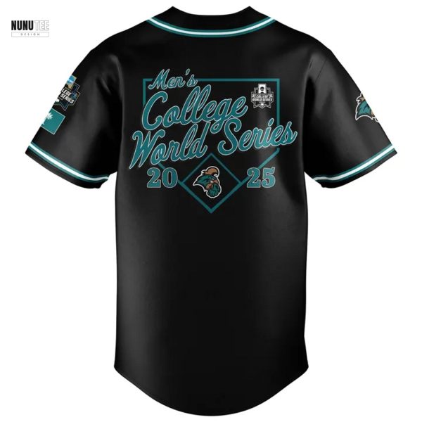 Coastal Carolina Chanticleers Mens College World Series 2025 Baseball Jersey