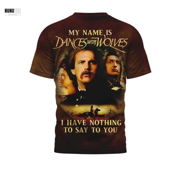 Dances With Wolves 35th Anniversary 1990-2025 3D T-Shirt