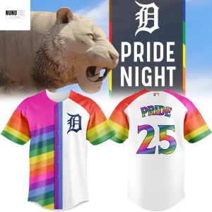 Detroit Tigers Pride Night Baseball Jersey