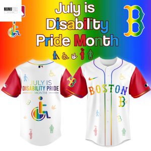 Disability Pride Month 2025 Boston Red Sox Baseball Jersey