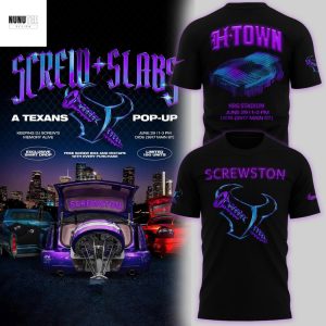 DJ Screw x Houston Texans H-Town Screwston 3D T-Shirt