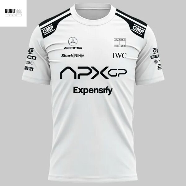 F1 The Movie 2025 APXGP Brad Pitt 3D T-Shirt