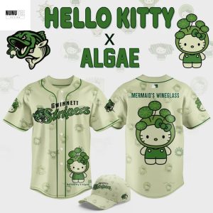 Gwinnett Stripers x Algae Hello Kitty Baseball Jersey