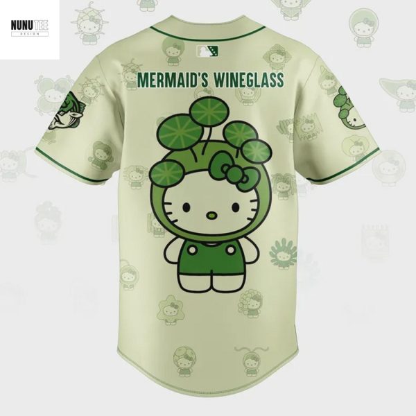 Gwinnett Stripers x Algae Hello Kitty Baseball Jersey