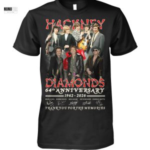 Hackney Diamonds The Rolling Stones 64h Anniversary 1962-2026 Signature Thank You For The Memories Unisex T-Shirt