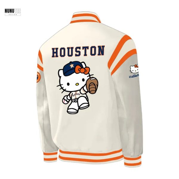 Houston Astros Hello Kitty Baseball Jacket