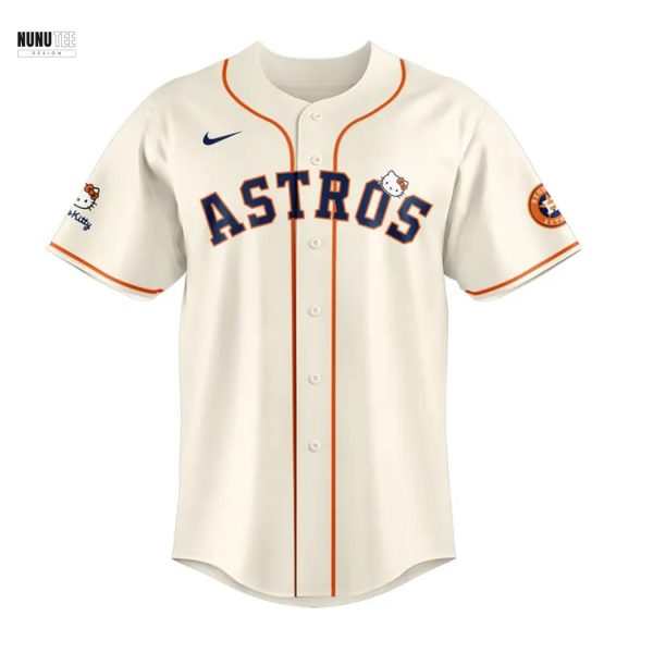 Houston Astros Hello Kitty Baseball Jersey