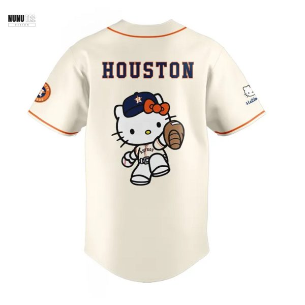 Houston Astros Hello Kitty Baseball Jersey