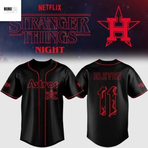 Houston Astros Stranger Things Night Baseball Jersey